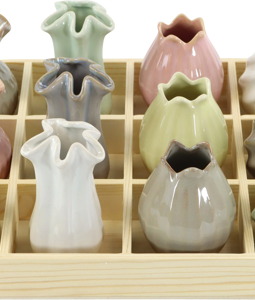 7266 VASES DISPLAY BLOM 12P